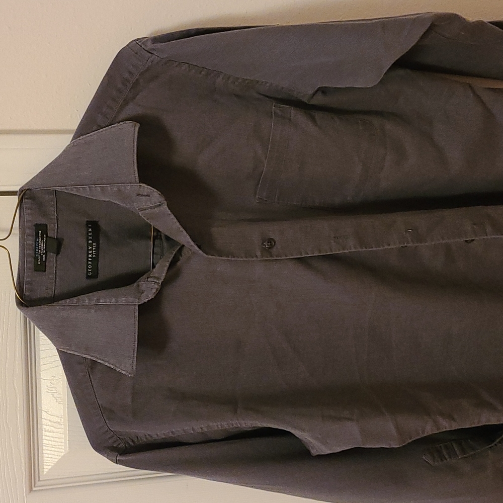 Geoffrey Beene Fitted Dress Shirt